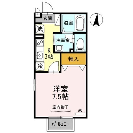 メゾン・フレッサの物件間取画像